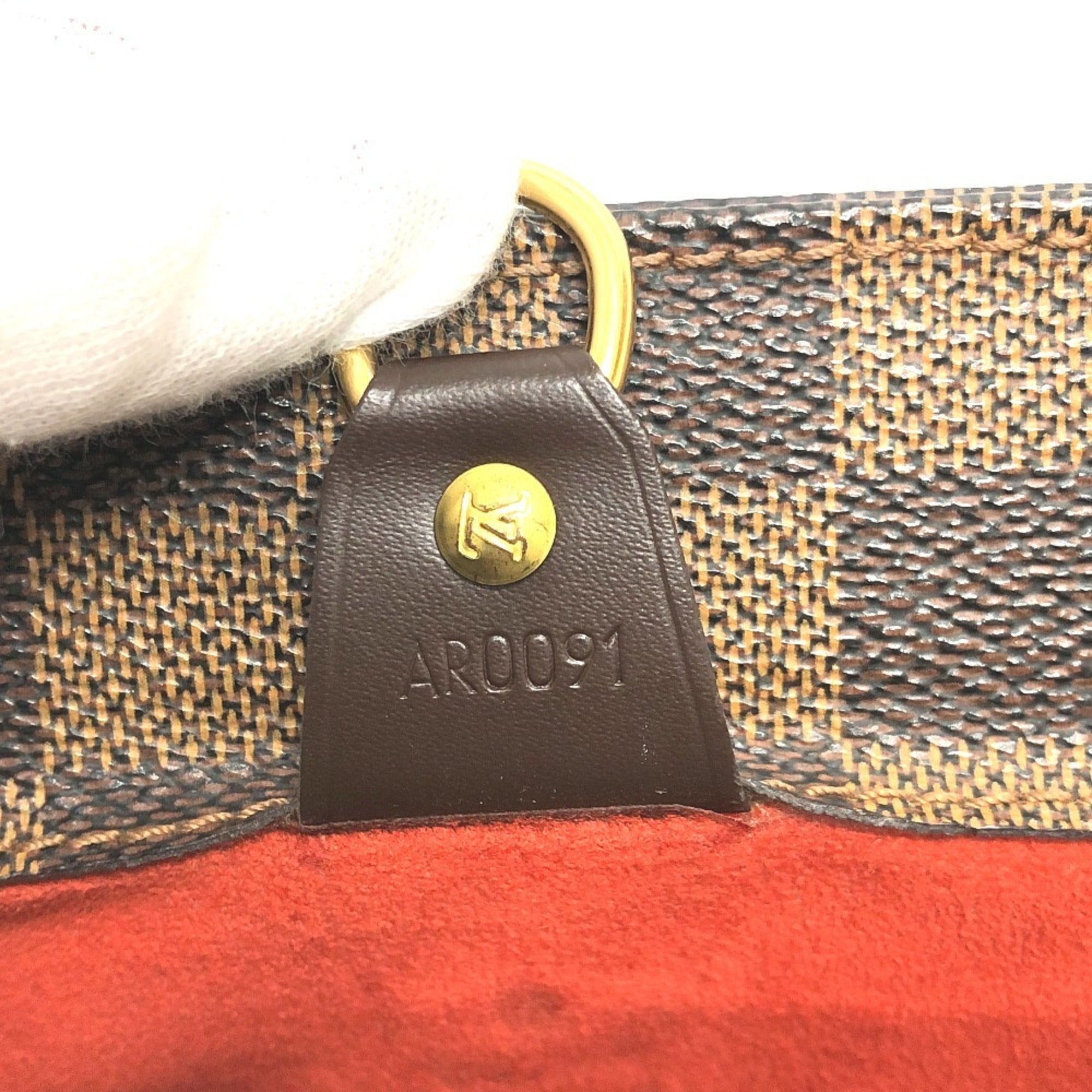 Louis Vuitton Brown Damier Canvas Damier Canvas Shoulder Bag Tote Bag (Pre-Owned)