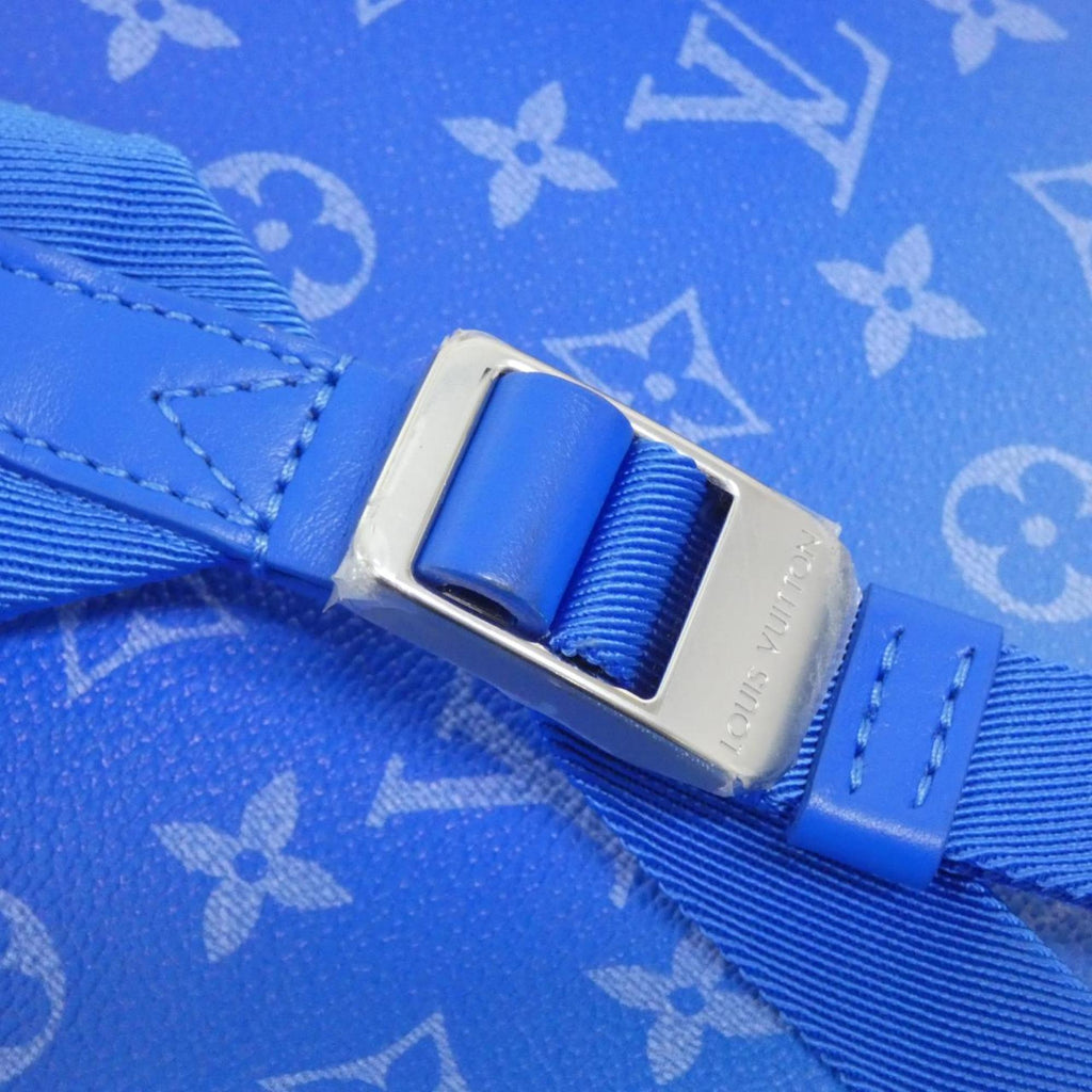 Louis Vuitton Blue Coated Canvas Backpack (Pre-Owned)