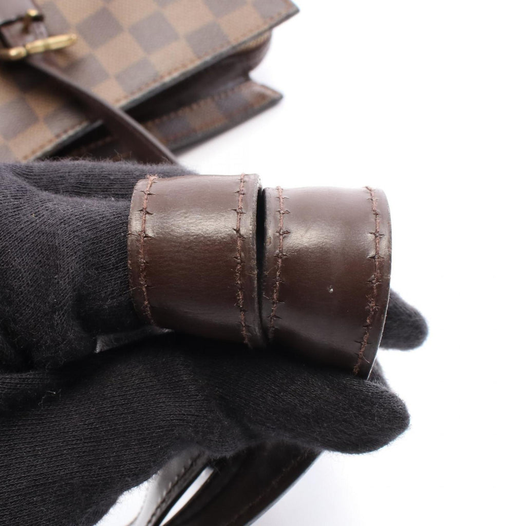 Louis Vuitton Brown Ebene Coated Canvas Leather Tote Bag (Pre-Owned)