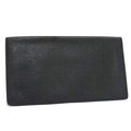 Louis Vuitton Ardoise Black Taiga Leather Long Wallet (Bi-Fold) (Pre-Owned)