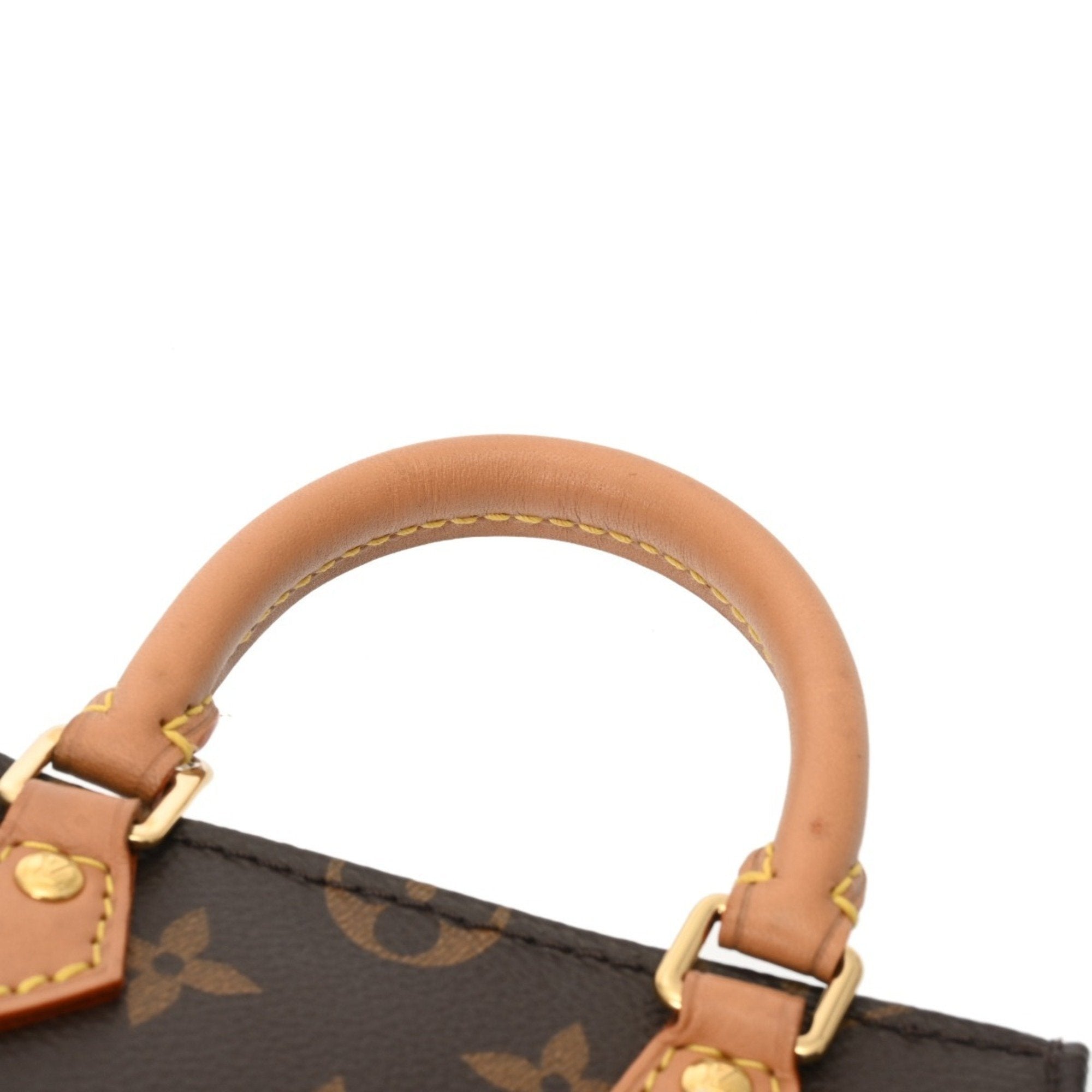 Louis Vuitton Brown Monogram Canvas Handbag (Pre-Owned)