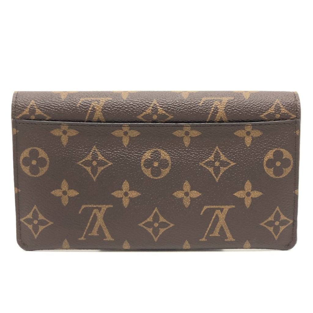 Louis Vuitton Monogram Brown Rose Ballerine Monogram Long Bill Wallet (Bi-Fold) (Pre-Owned)