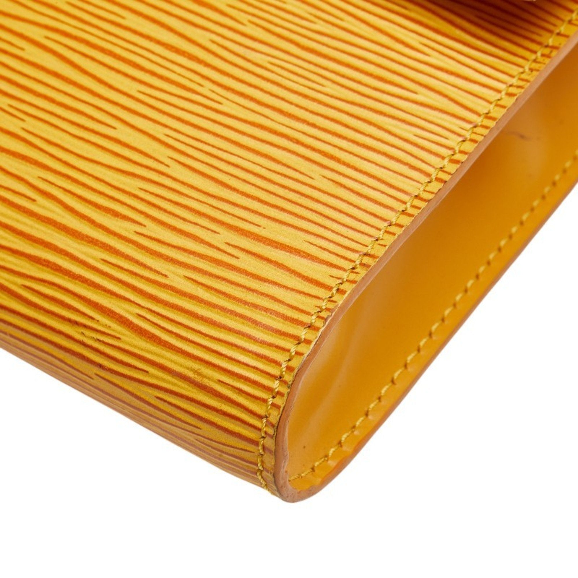 Louis Vuitton Yellow Leather Shoulder Bag (Pre-Owned)