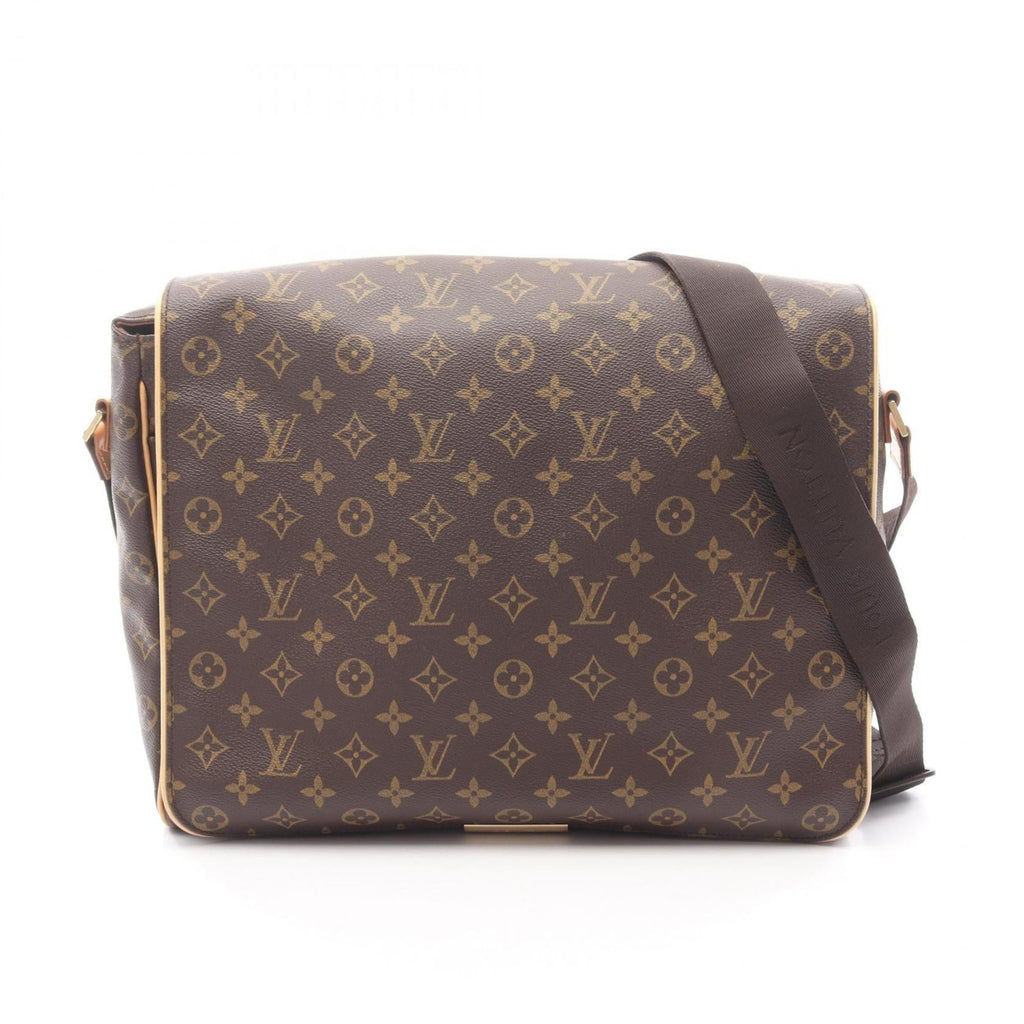 Louis Vuitton Brown Coated Canvas Leather Shoulder Bag (Pre-Owned)