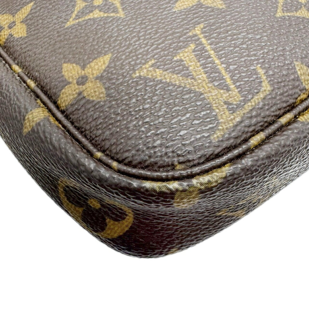 Louis Vuitton Brown Monogram Pochette Pouch (Pre-Owned)