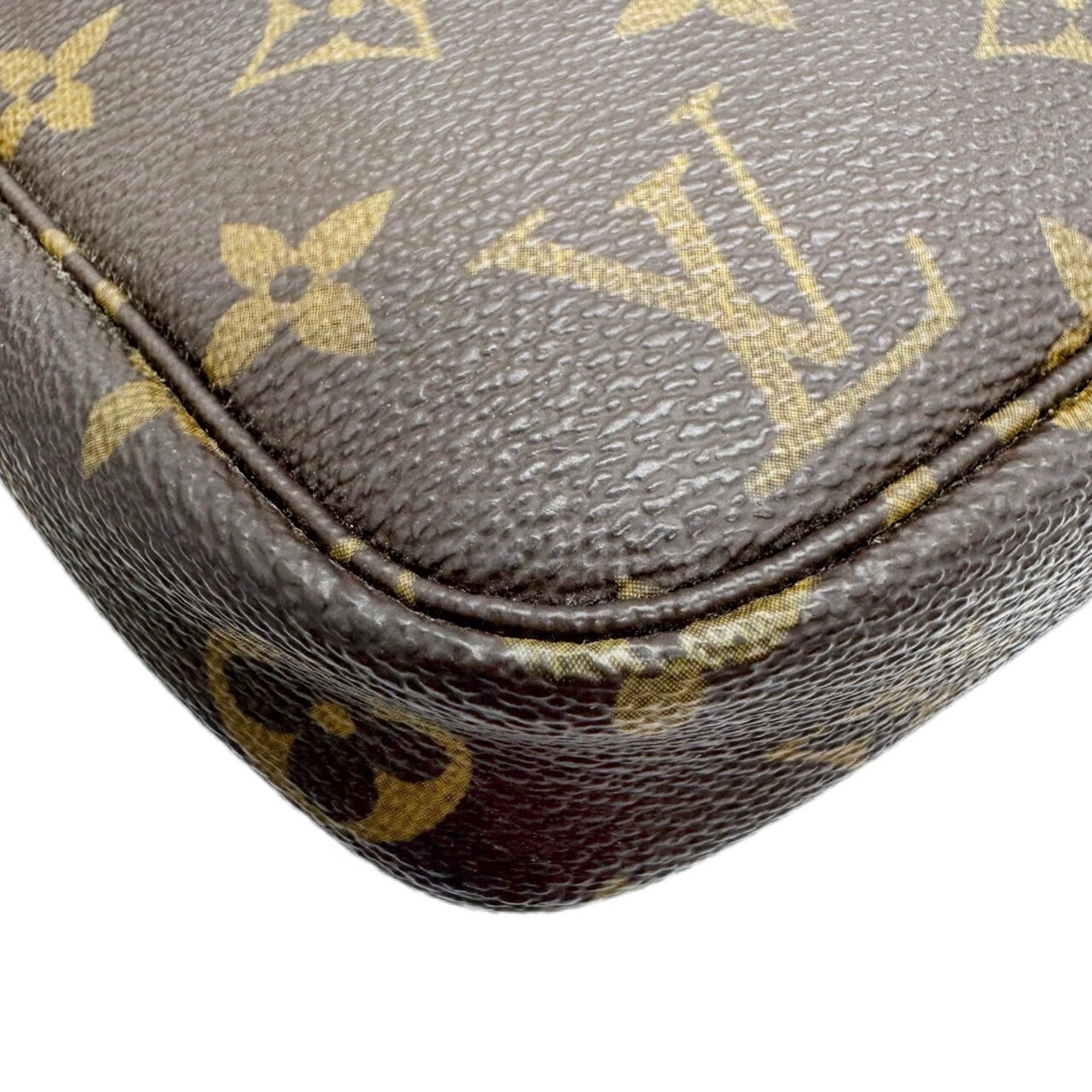 Louis Vuitton Brown Monogram Pochette Pouch (Pre-Owned)