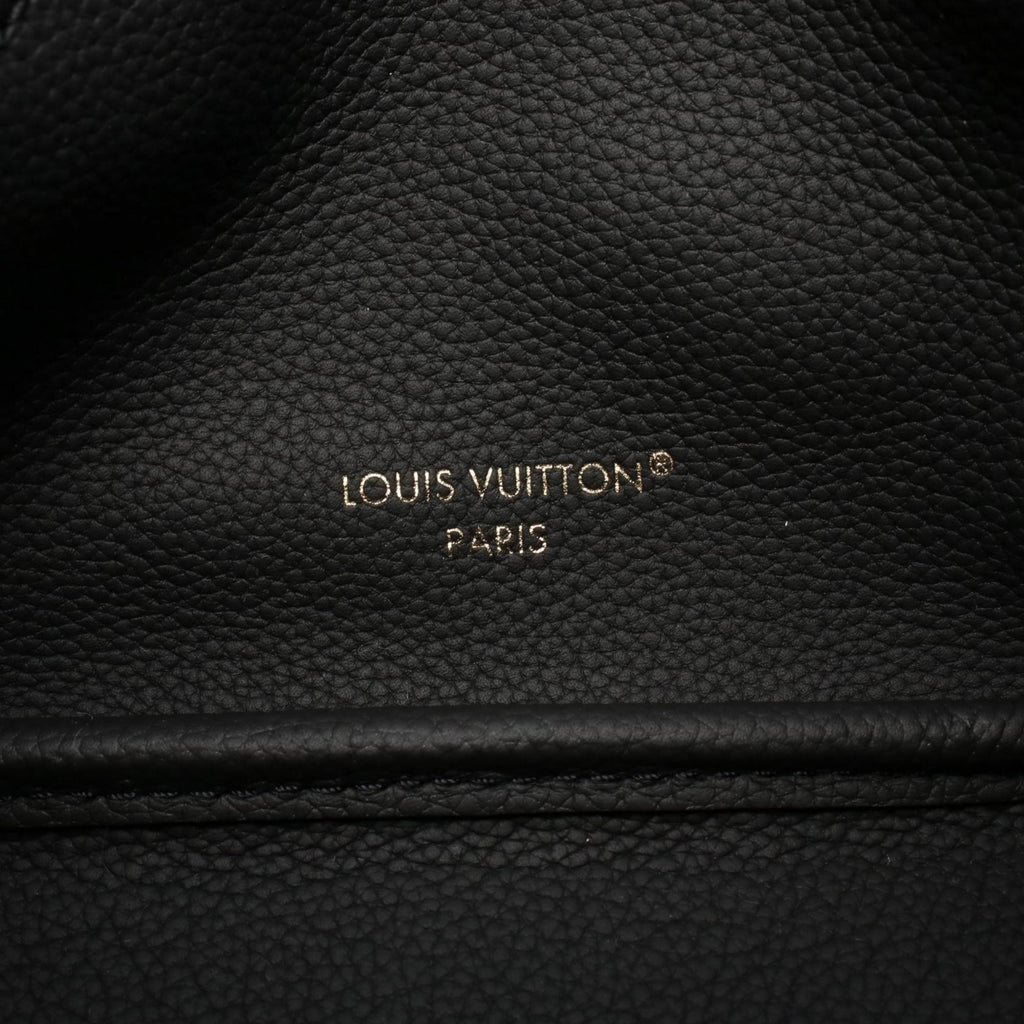 Louis Vuitton Black Brown Noir Coated Canvas Leather Tote Bag (Pre-Owned)