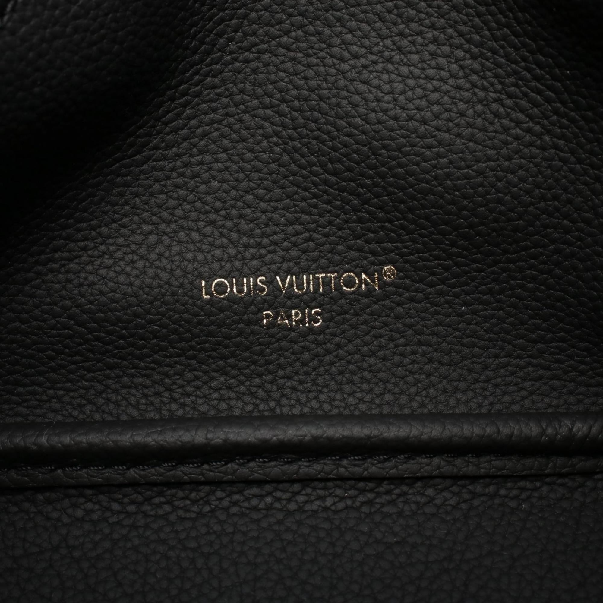Louis Vuitton Black Brown Noir Coated Canvas Leather Tote Bag (Pre-Owned)