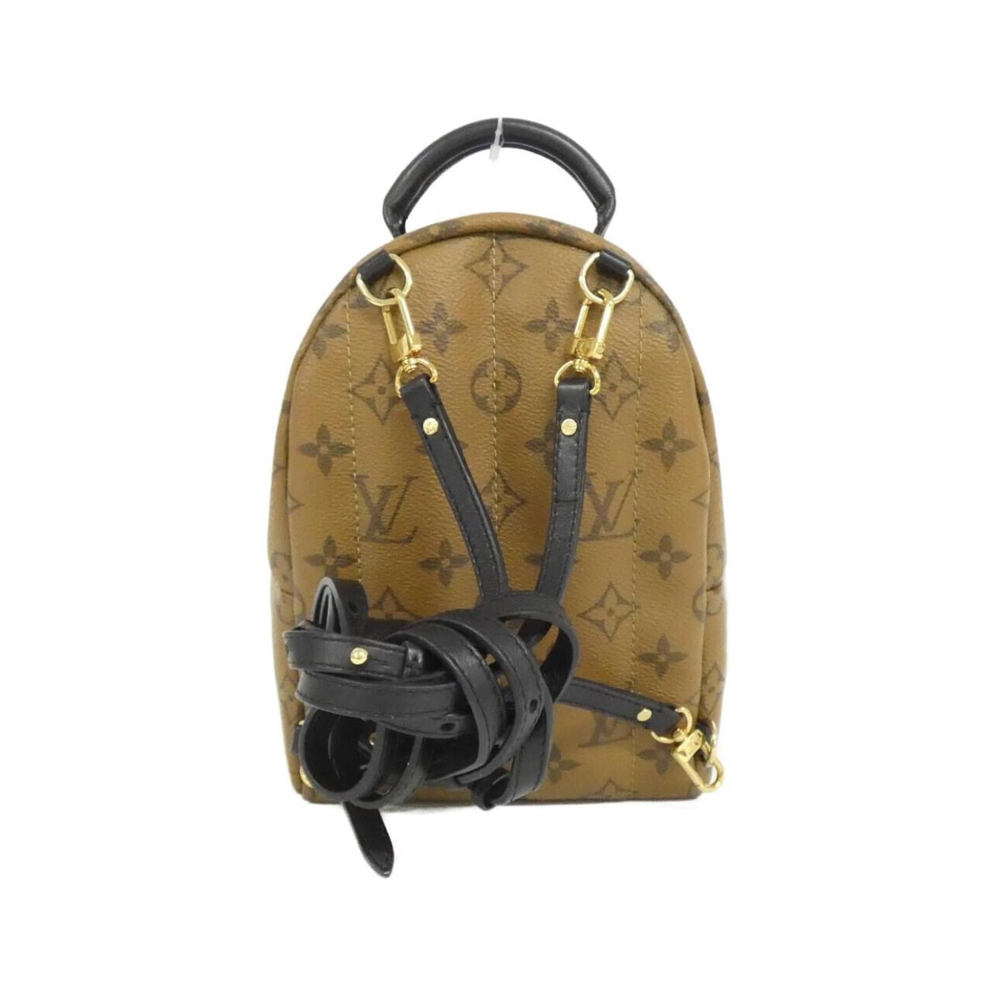 Louis Vuitton Marron Coated Canvas Backpack (Pre-Owned)