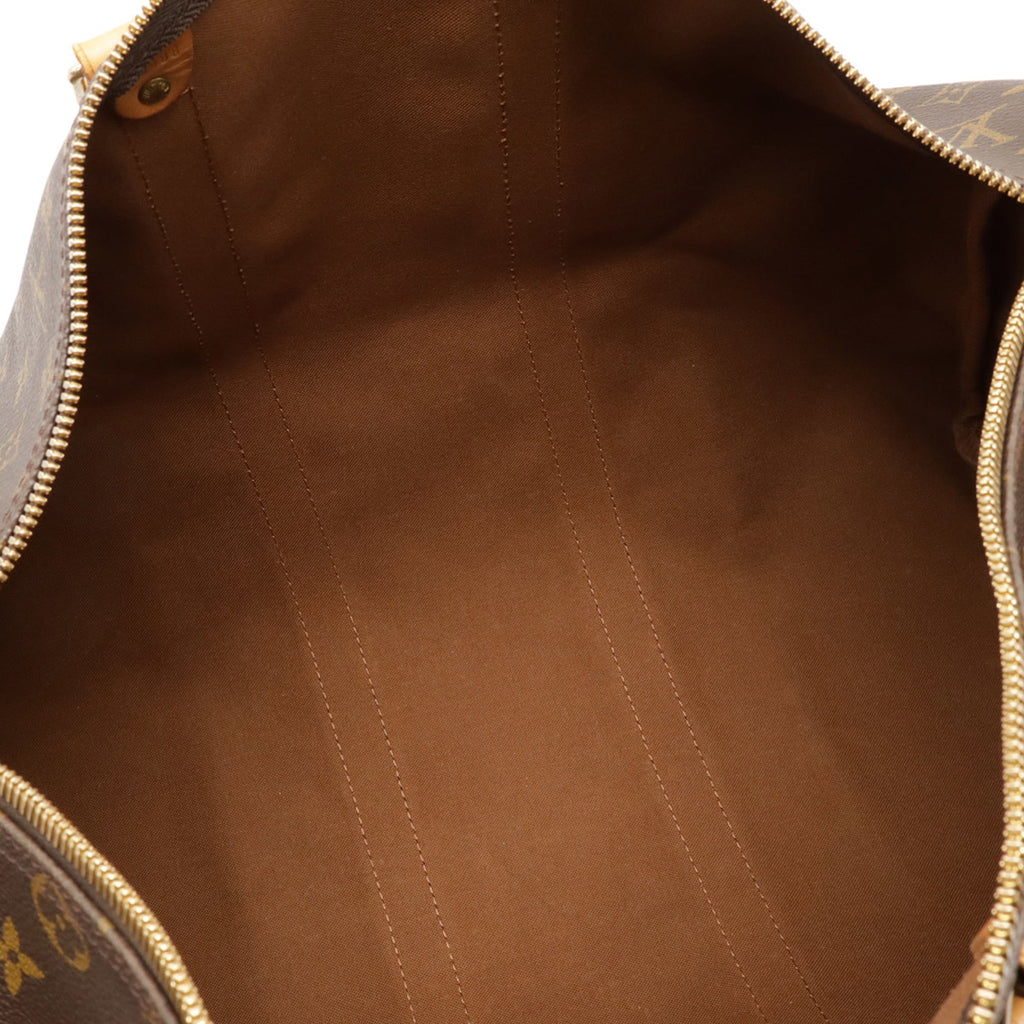 Louis Vuitton Brown Pvc Boston Bag Handbag (Pre-Owned)