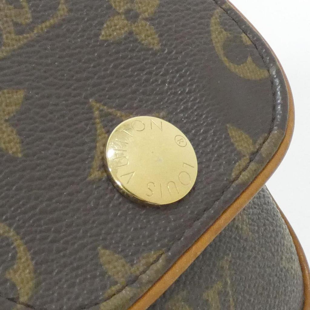 Louis Vuitton Brown Coated Canvas Pochette Shoulder Bag (Pre-Owned)