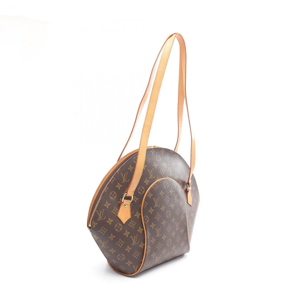 Louis Vuitton Brown Coated Canvas Leather Shoulder Bag (Pre-Owned)