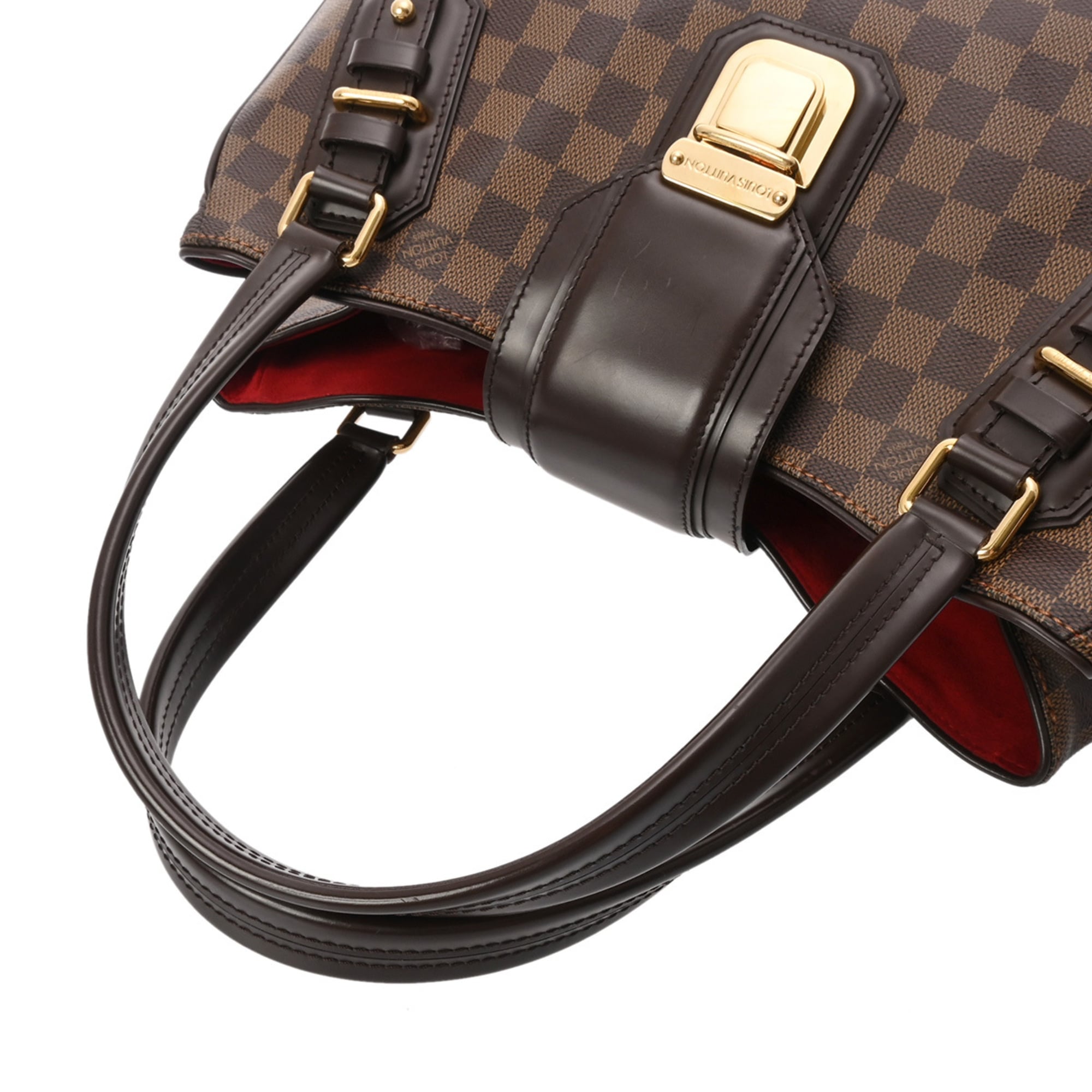 Louis Vuitton Brown Damier Canvas Damier Canvas Handbag (Pre-Owned)