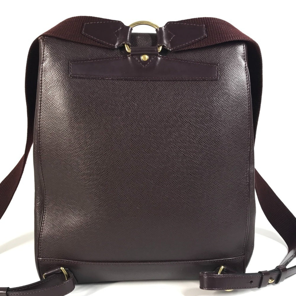 Louis Vuitton Acajou Taiga Leather Backpack (Pre-Owned)