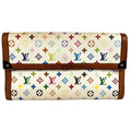 Louis Vuitton Monogram Multi-Color White Yellow Monogram Multicolore Long Wallet (Tri-Fold) (Pre-Owned)