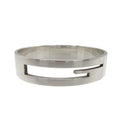 G Cutout Bracelet Sterling Silver