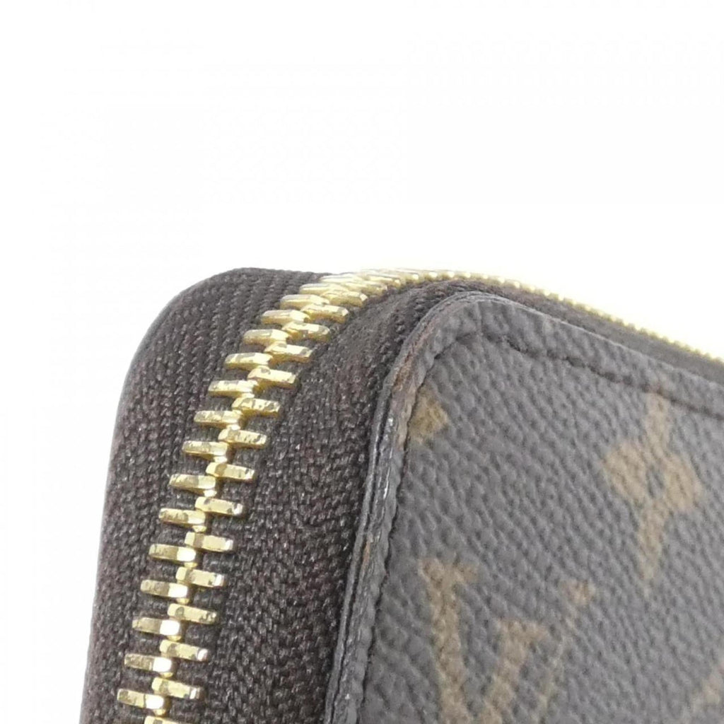 Louis Vuitton Marron Coated Canvas Long Wallet (Bi-Fold) (Pre-Owned)