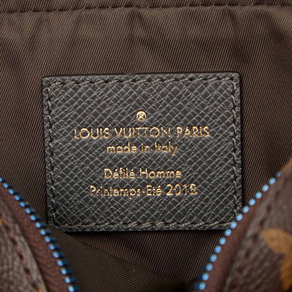 Louis Vuitton Monogram Brown Pvc Leather Sling Bag (Pre-Owned)
