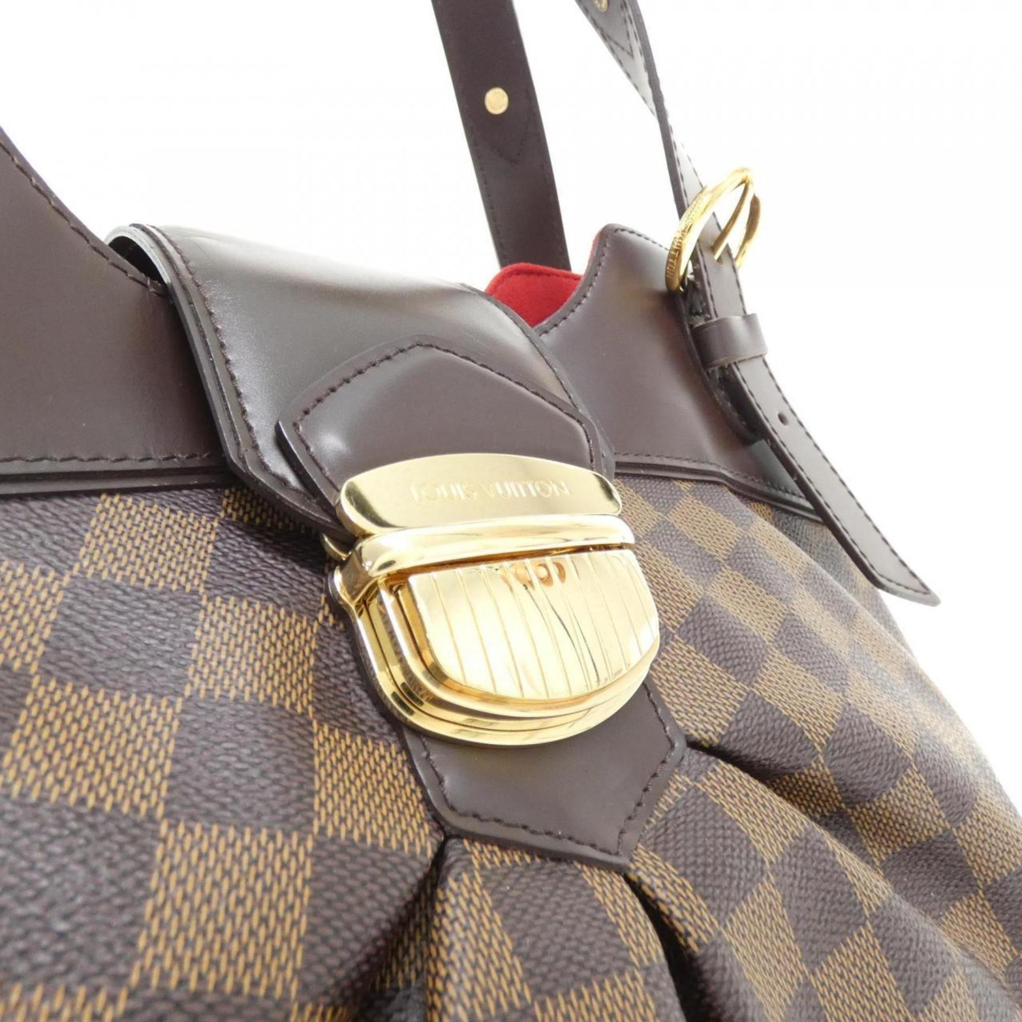 Louis Vuitton Ebene Coated Canvas Shoulder Bag (Pre-Owned)