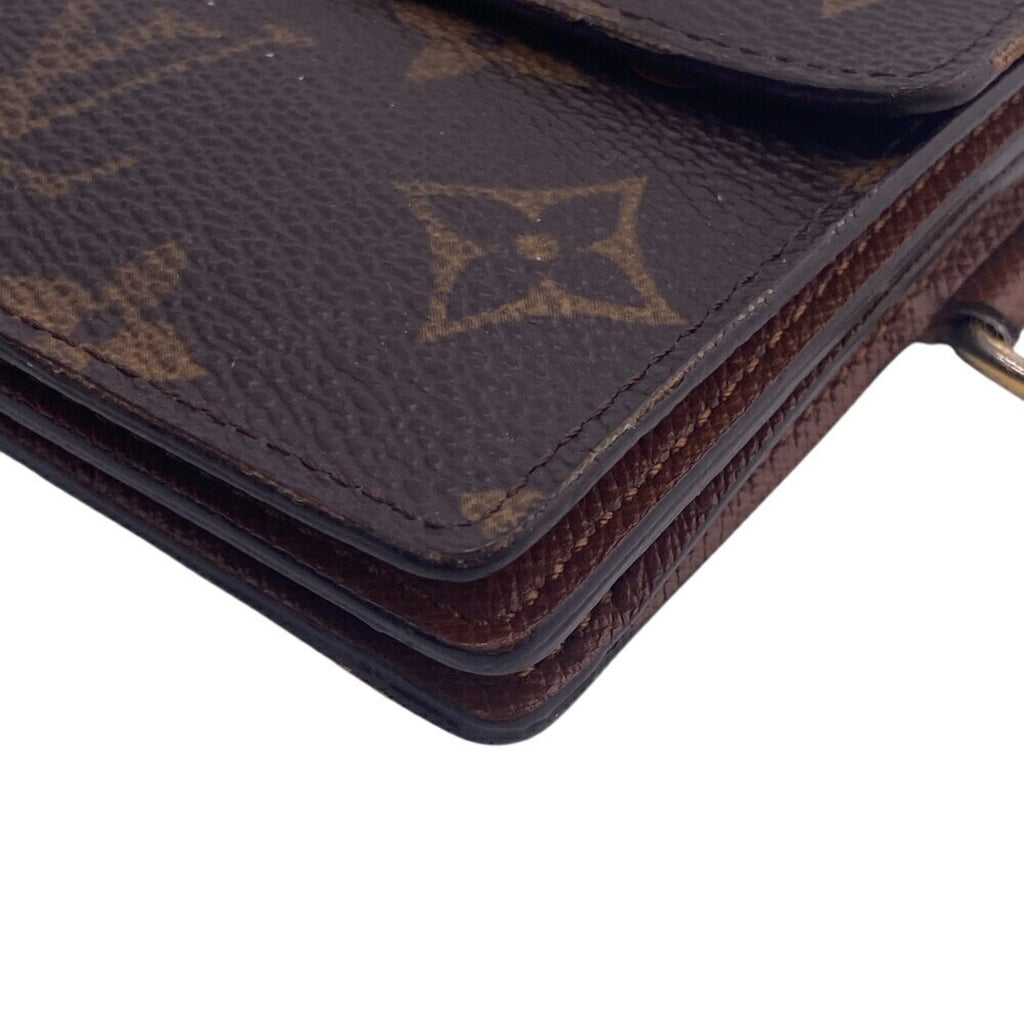 Louis Vuitton Monogram Brown Monogram Long Wallet (Bi-Fold) (Pre-Owned)