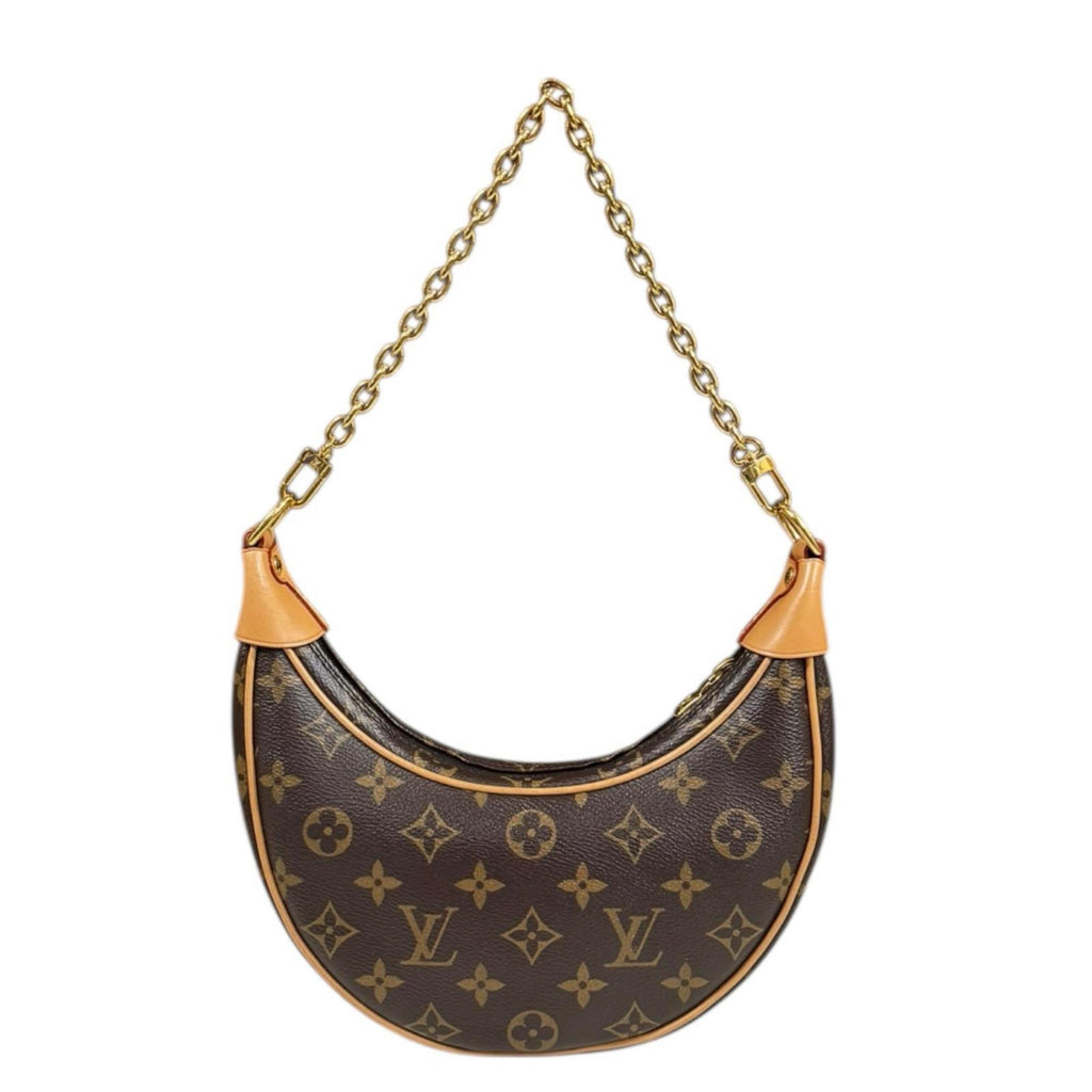 Louis Vuitton Brown Monogram Canvas Shoulder Bag (Pre-Owned)