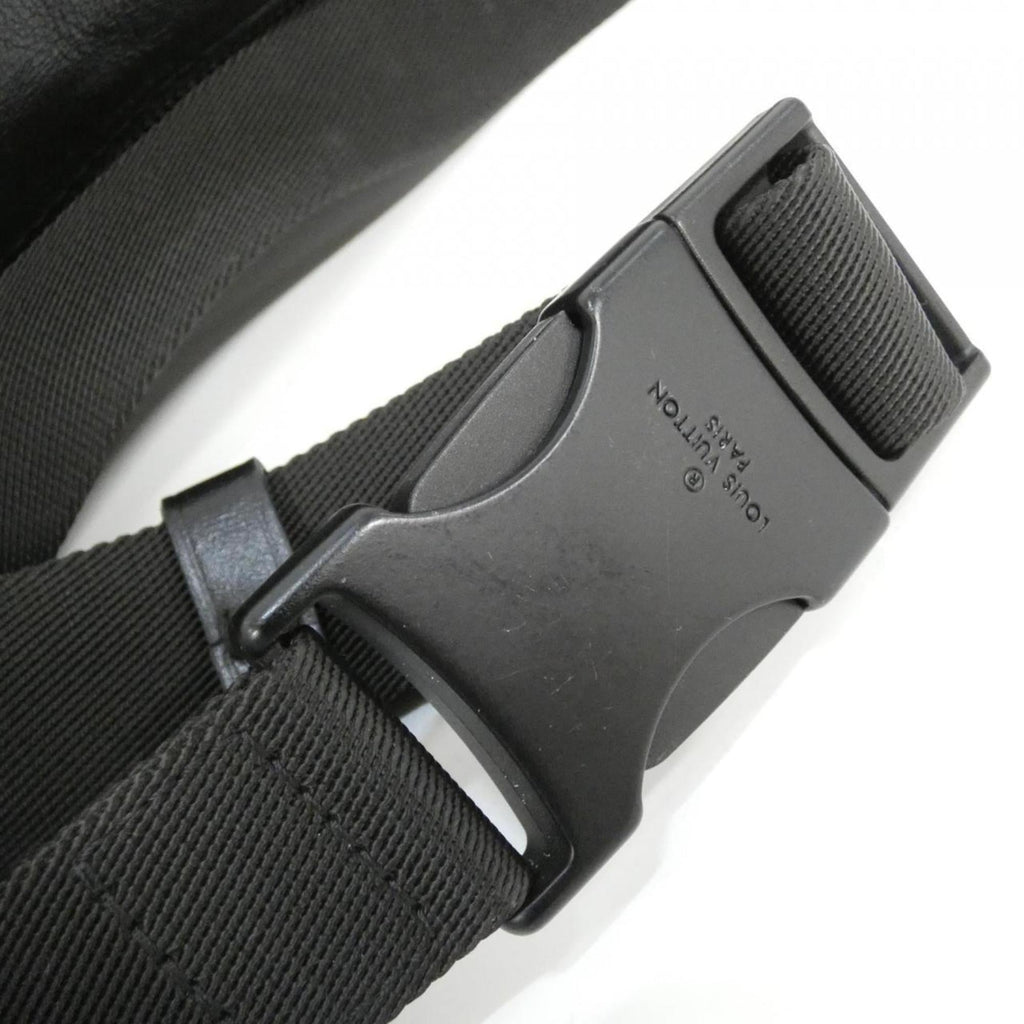 Louis Vuitton Black Coated Canvas Shoulder Bag (Pre-Owned)