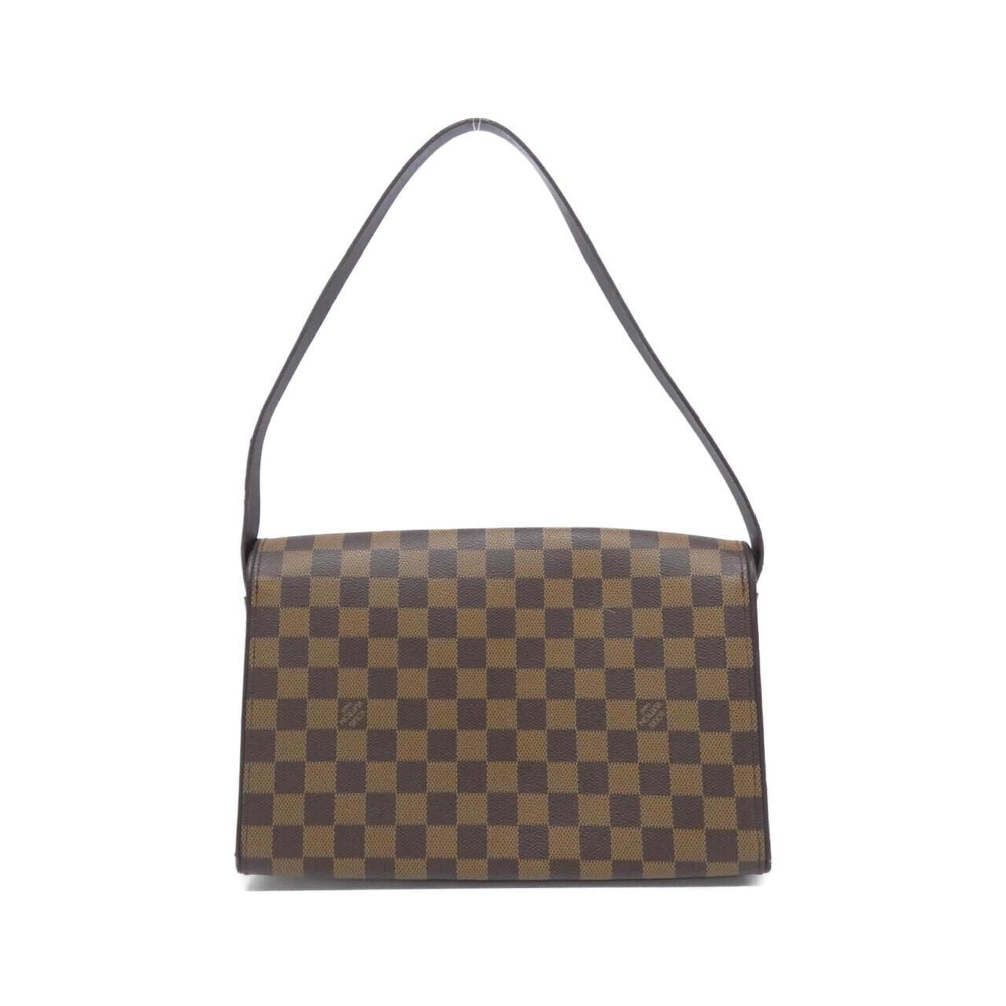 Louis Vuitton Ebene Coated Canvas Shoulder Bag (Pre-Owned)