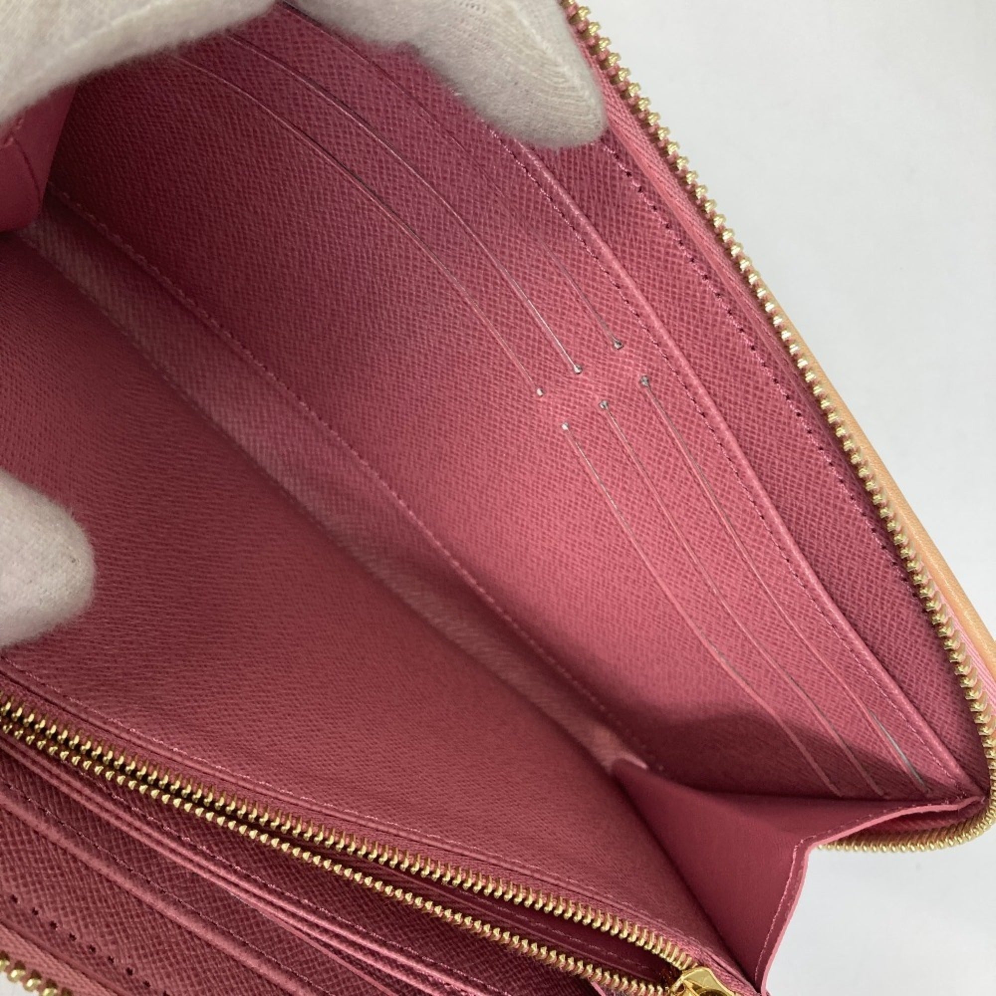 Louis Vuitton Monogram Denim Pink Monogram Denim Long Wallet (Bi-Fold) (Pre-Owned)
