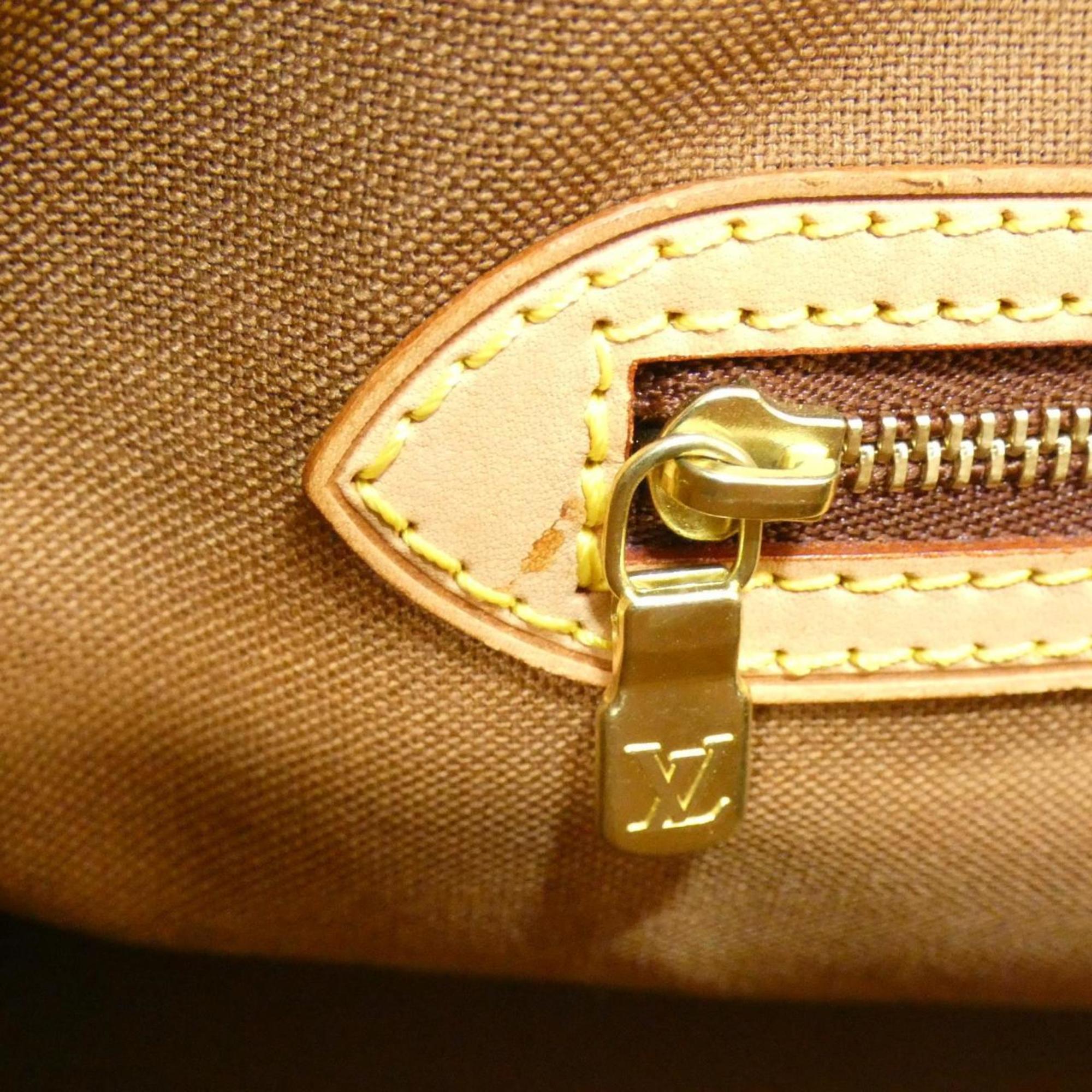 Louis Vuitton Marron Monogram Coated Canvas Handbag (Pre-Owned)