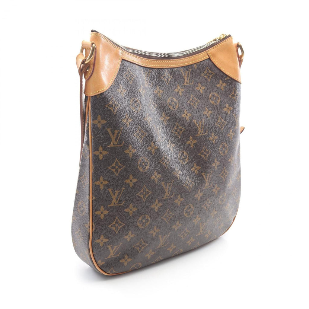 Louis Vuitton Brown Coated Canvas Leather Shoulder Bag (Pre-Owned)