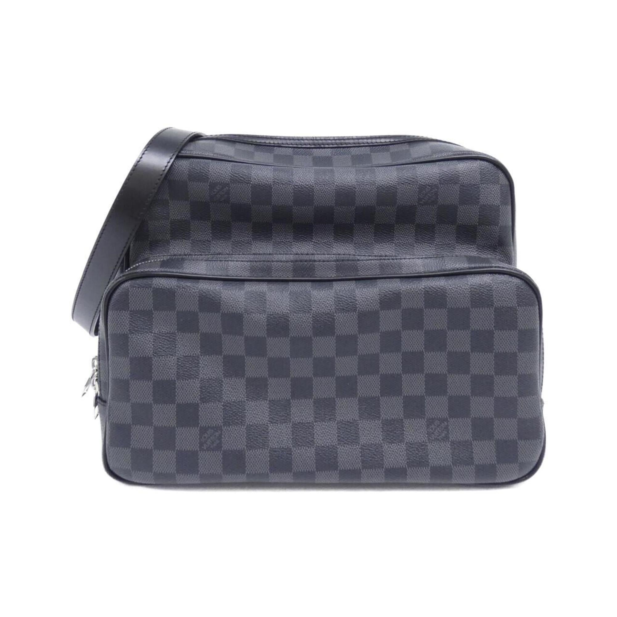 Louis Vuitton Graphite Coated Canvas Shoulder Bag (Pre-Owned)
