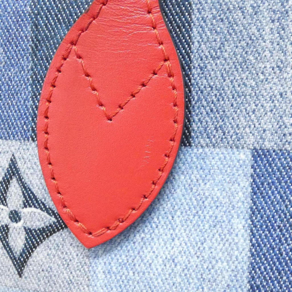 Louis Vuitton Monogram Rouge Denim Handbag Shoulder Bag (Pre-Owned)