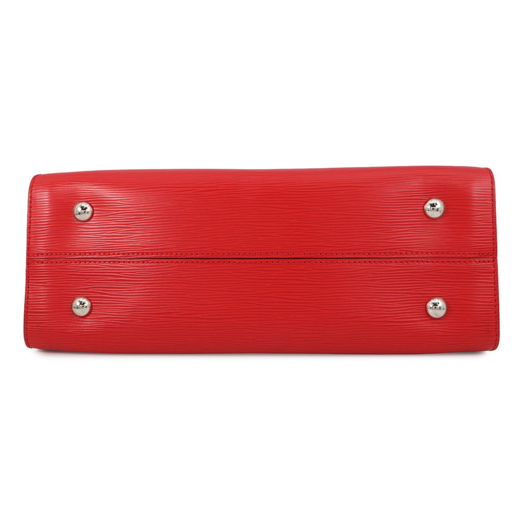 Louis Vuitton Red Color Epi Leather Handbag (Pre-Owned)