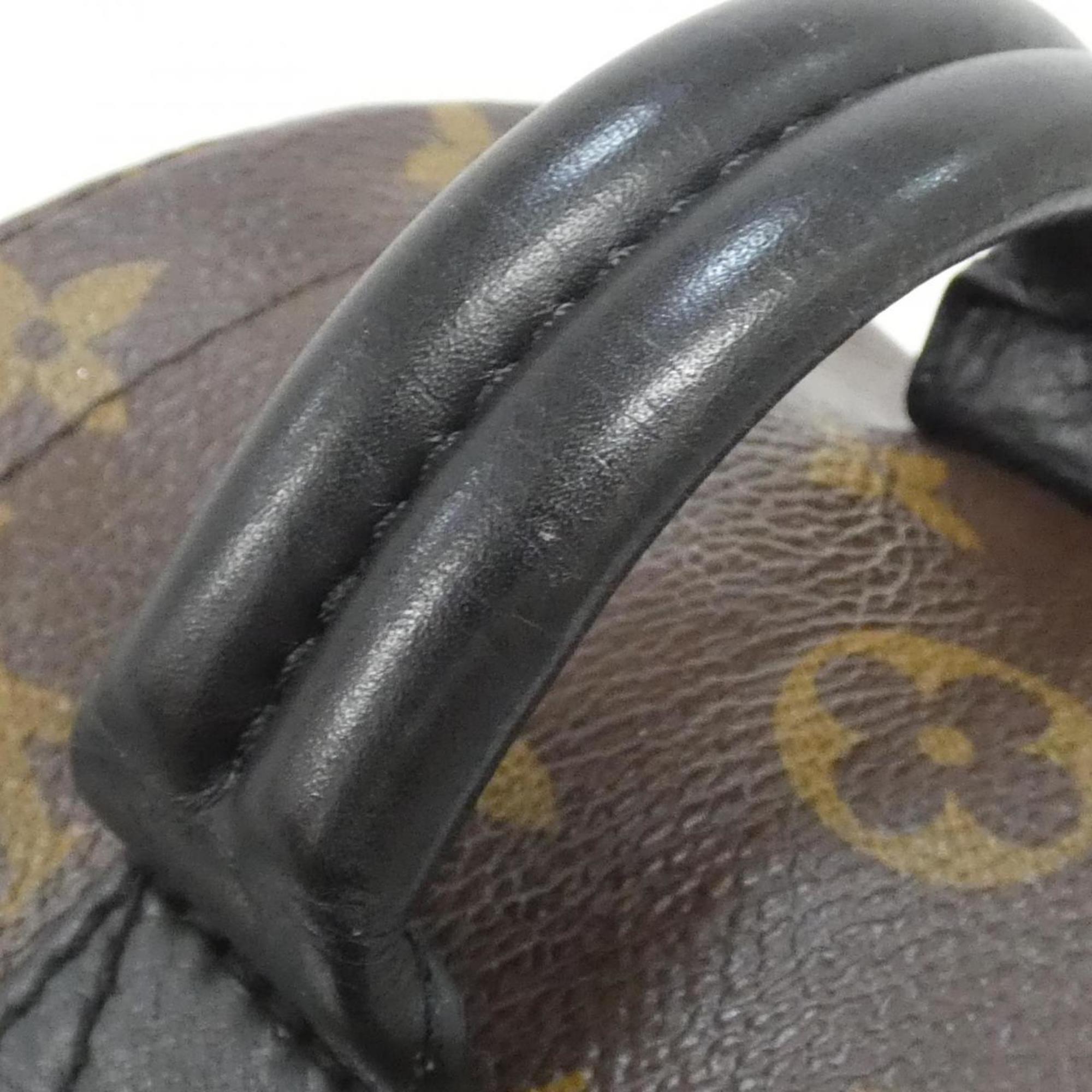 Louis Vuitton Marron Coated Canvas Backpack (Pre-Owned)
