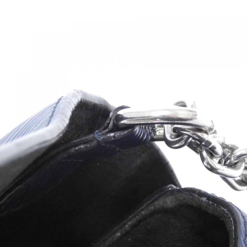 Louis Vuitton Indigo Leather Shoulder Bag (Pre-Owned)