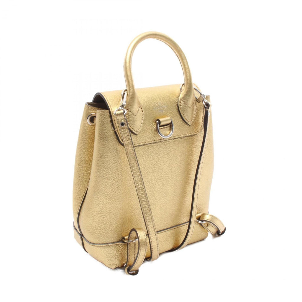 Louis Vuitton Gold Leather Backpack (Pre-Owned)