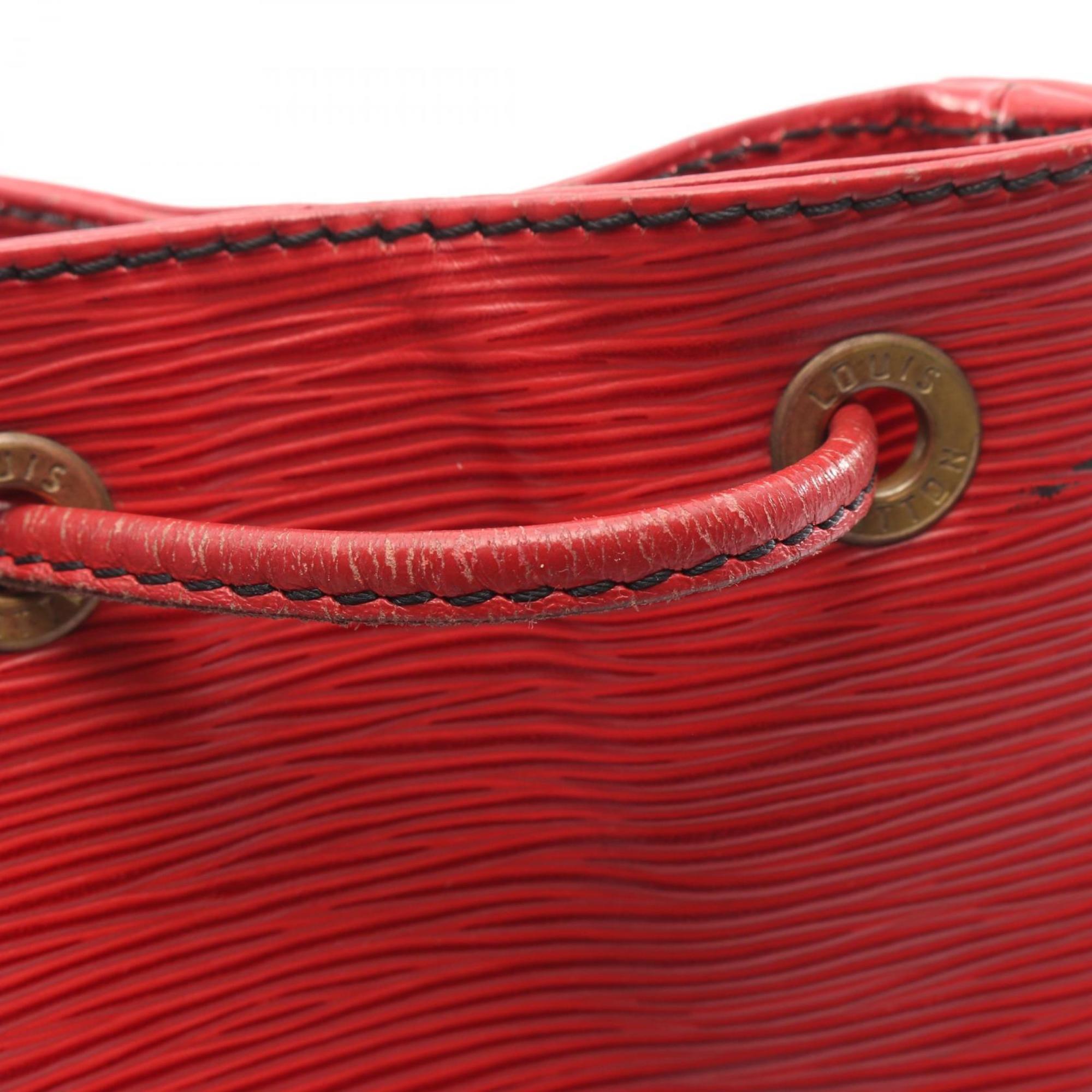 Louis Vuitton Castilian Red Red Color Leather Shoulder Bag (Pre-Owned)