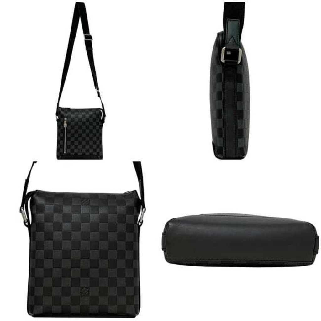 Louis Vuitton Black Damier Infini Leather Shoulder Bag (Pre-Owned)