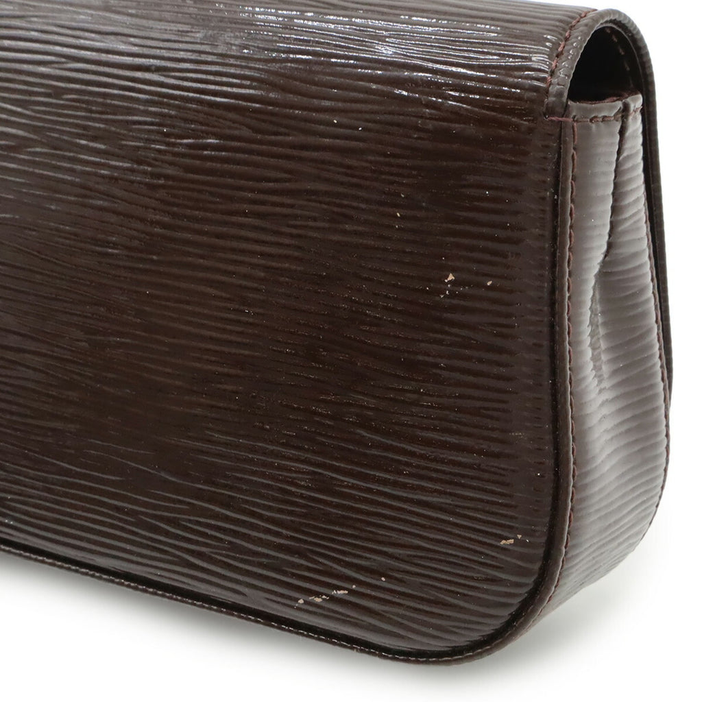 Louis Vuitton Brown Epi Leather Clutch Bag Pochette (Pre-Owned)