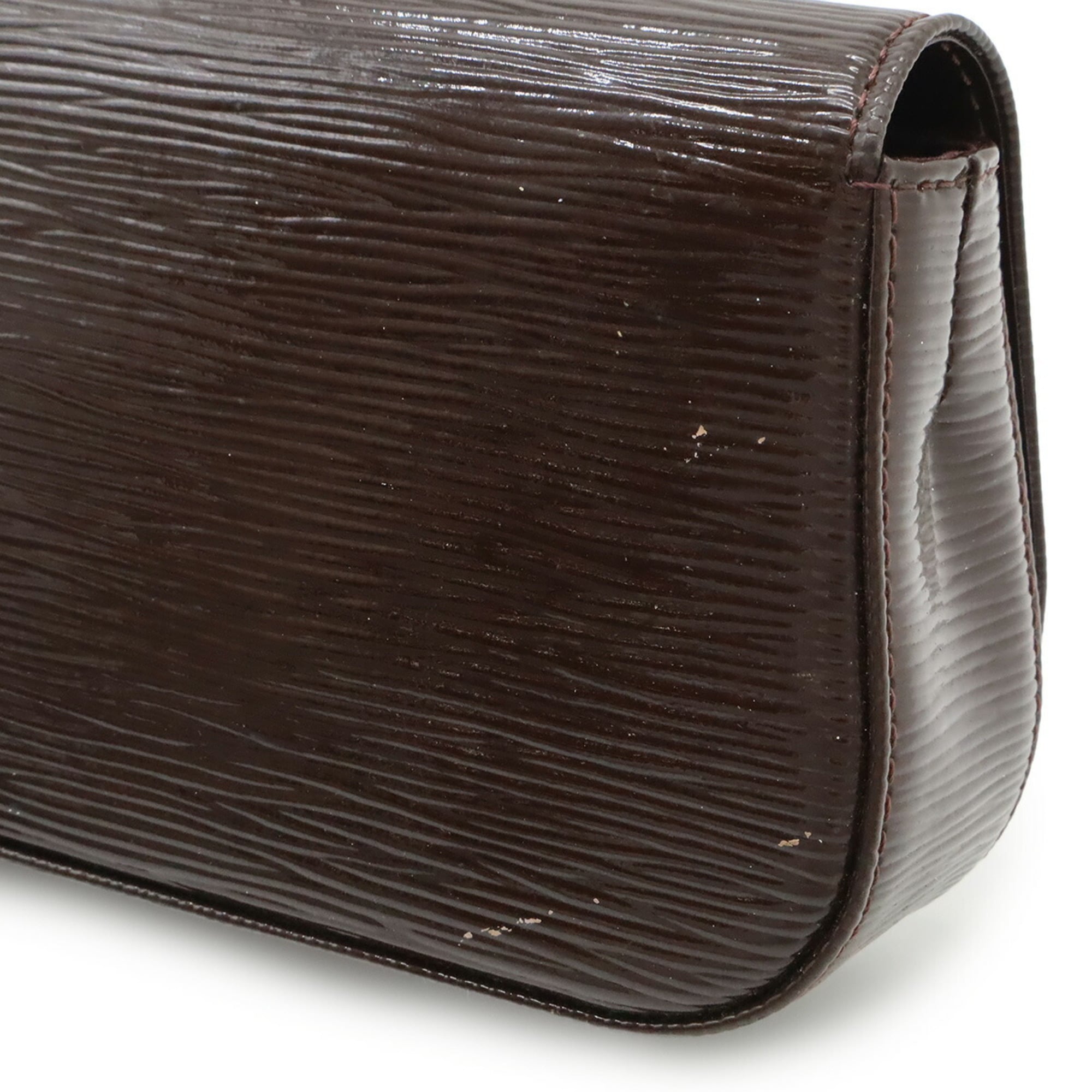 Louis Vuitton Brown Epi Leather Clutch Bag Pochette (Pre-Owned)
