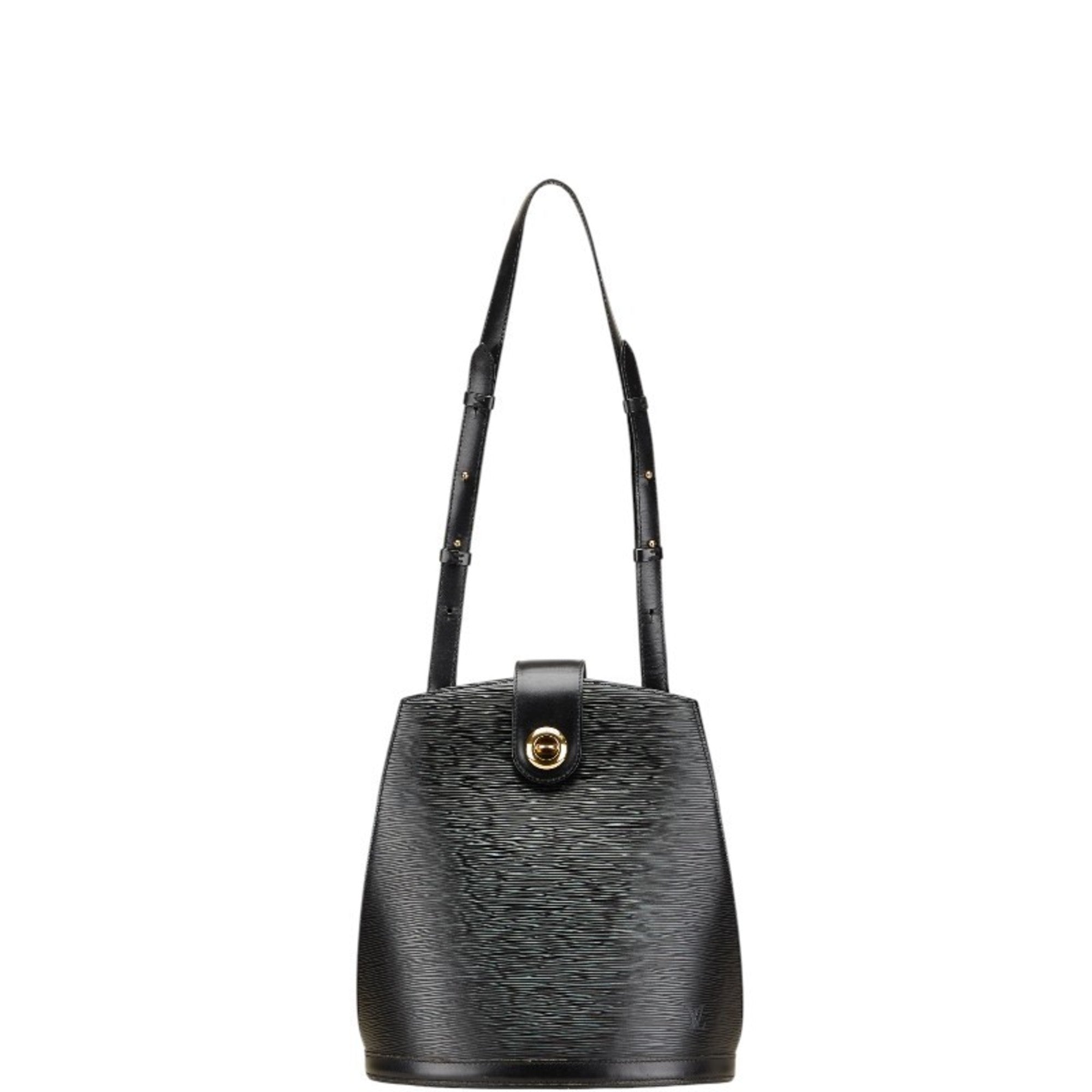 Louis Vuitton Epi Black Noir Leather Shoulder Bag (Pre-Owned)