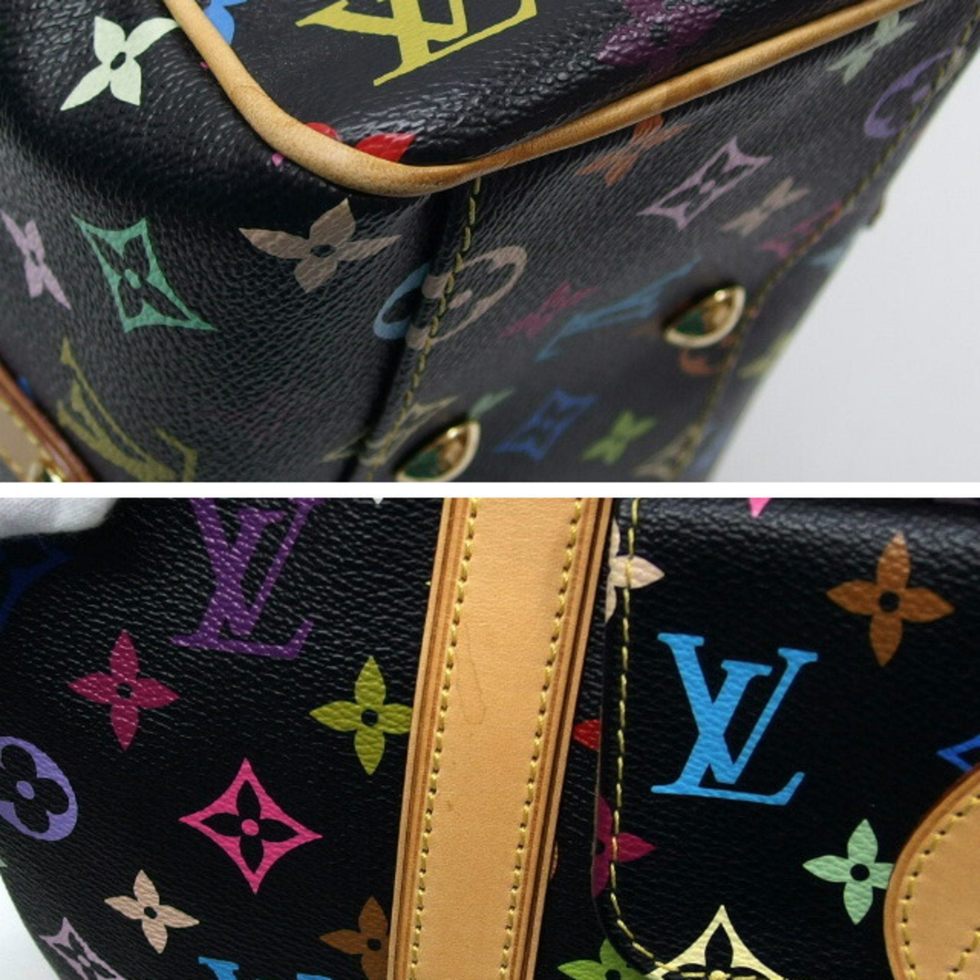 Louis Vuitton Monogram Multicolore Black Noir Monogram Multicolore Handbag Shoulder Bag Tote Bag (Pre-Owned)