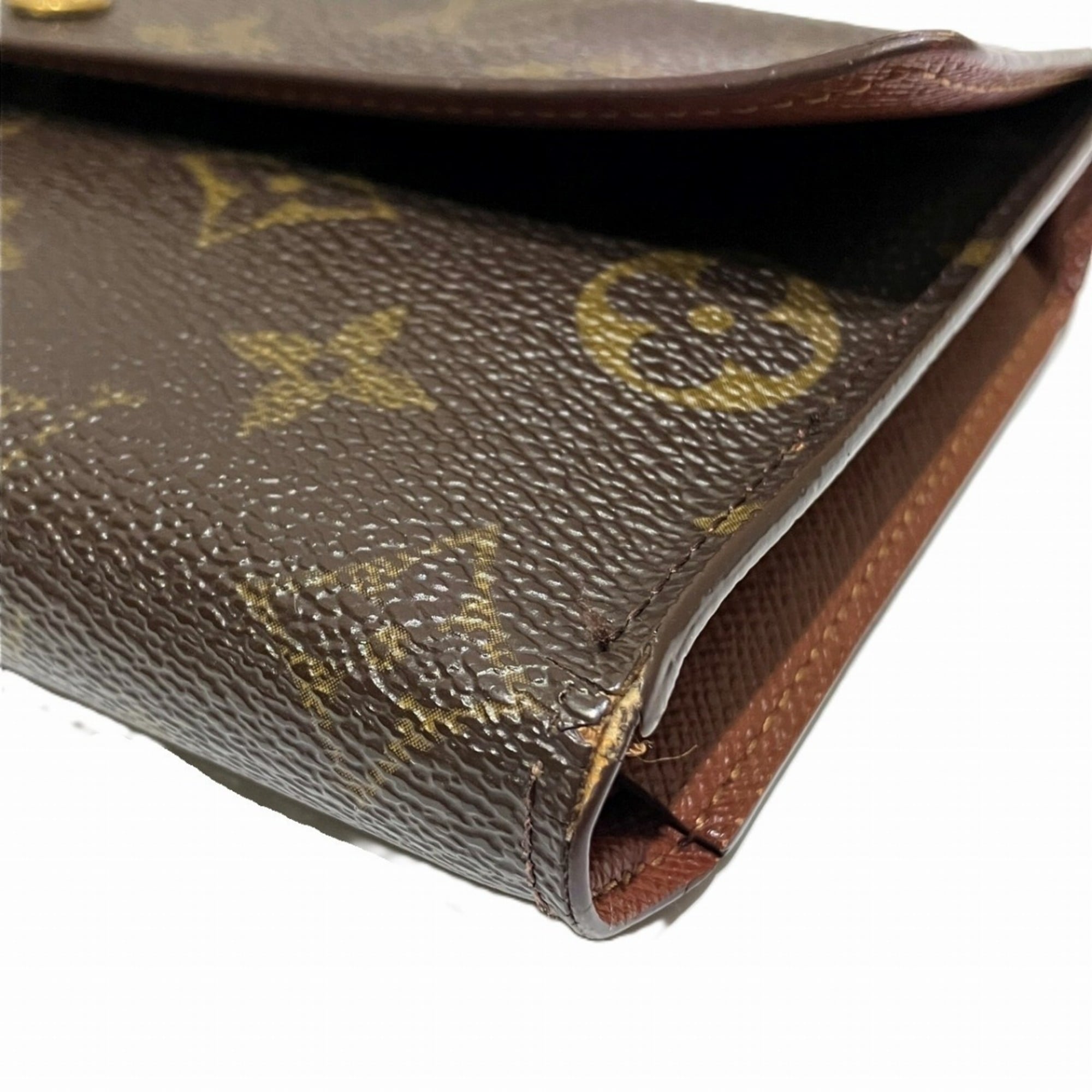 Louis Vuitton Monogram Brown Monogram Monogram Long Wallet (Bi-Fold) (Pre-Owned)