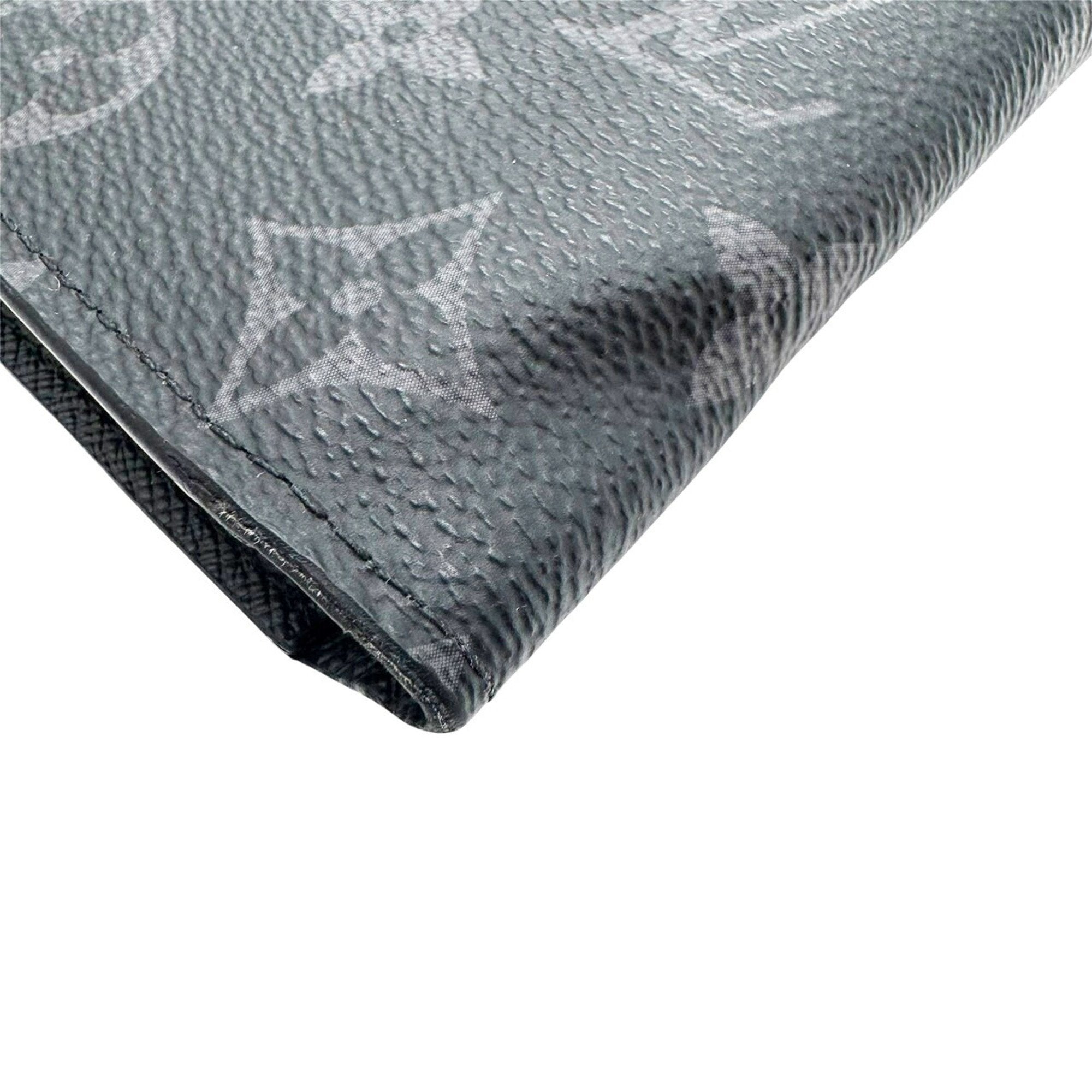 Louis Vuitton Black Monogram Eclipse Noir Monogram Eclipse Long Wallet (Bi-Fold) (Pre-Owned)