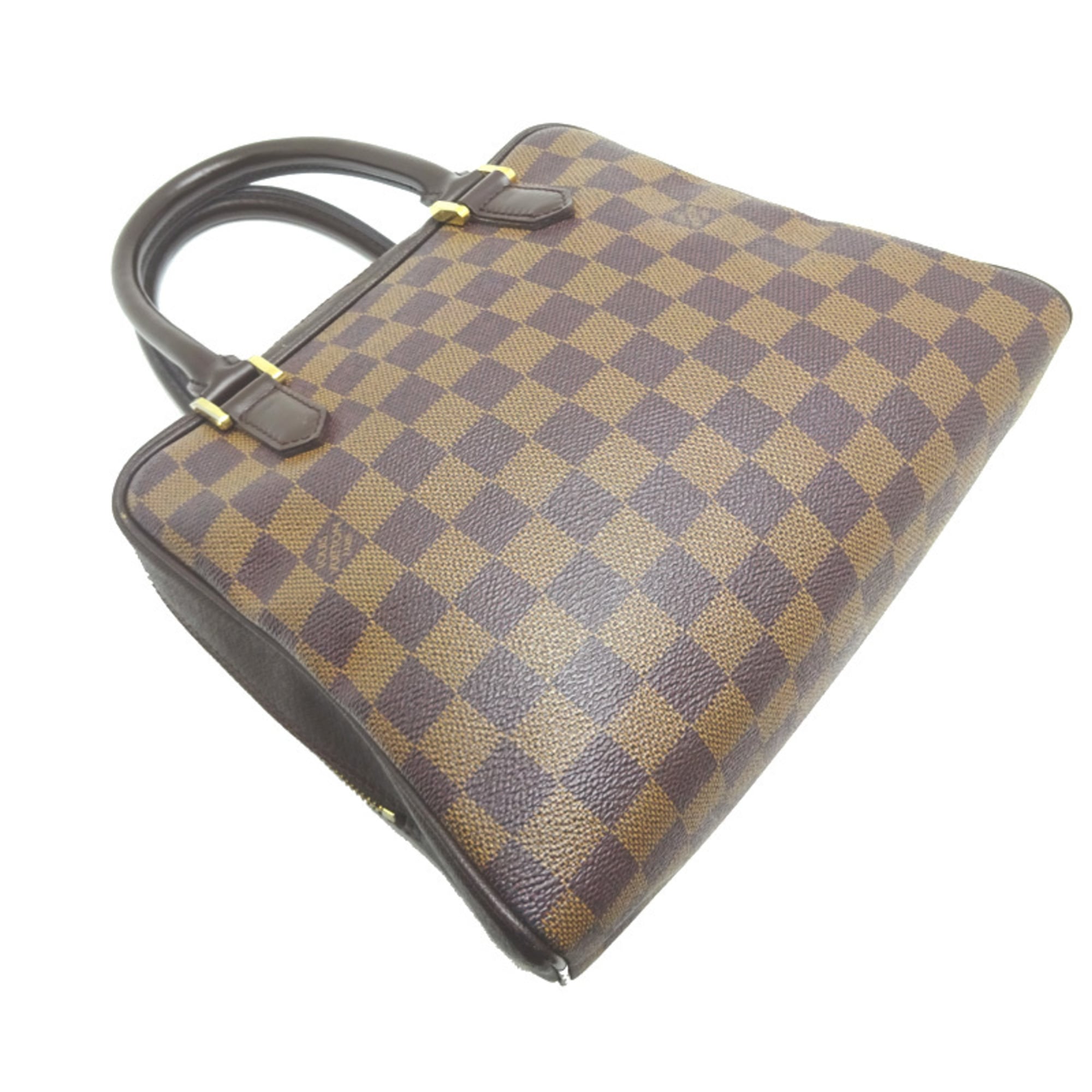Louis Vuitton Brown Ebene Damier Canvas Handbag (Pre-Owned)
