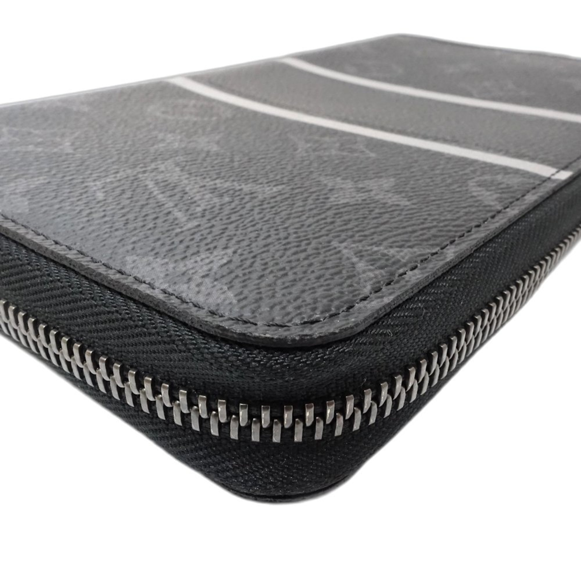 Louis Vuitton Monogram Eclipse Noir Monogram Eclipse Long Wallet (Bi-Fold) (Pre-Owned)