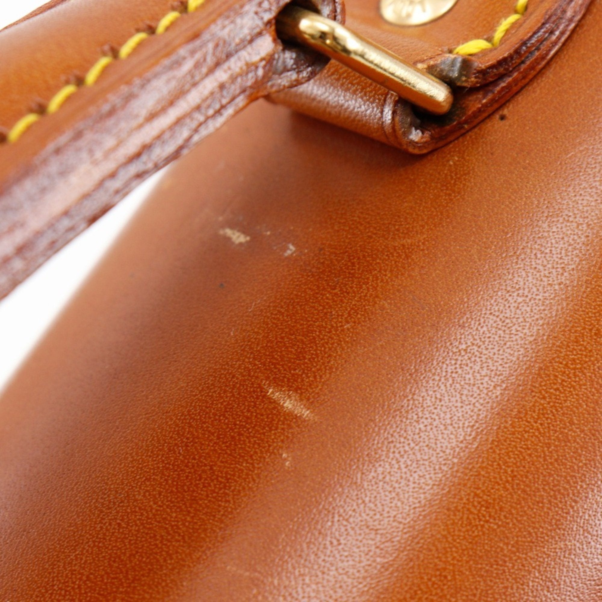 Louis Vuitton Brown Camel Nomade Leather Briefcase (Pre-Owned)