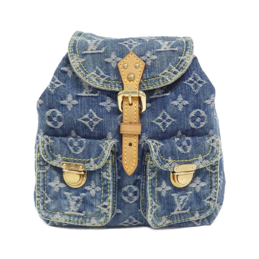 Louis Vuitton Blue Denim Backpack (Pre-Owned)