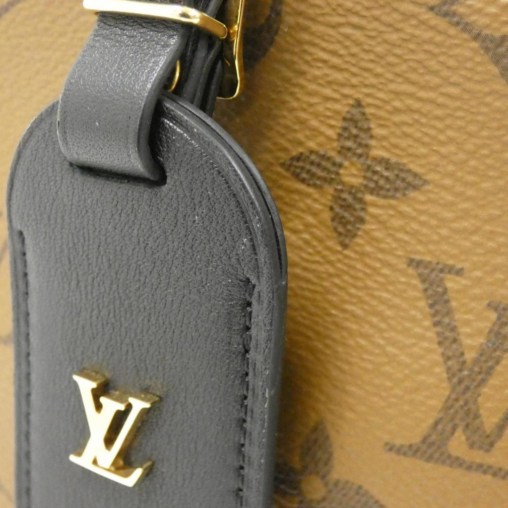 Louis Vuitton Monogram Reverse Marron Coated Canvas Shoulder Bag (Pre-Owned)