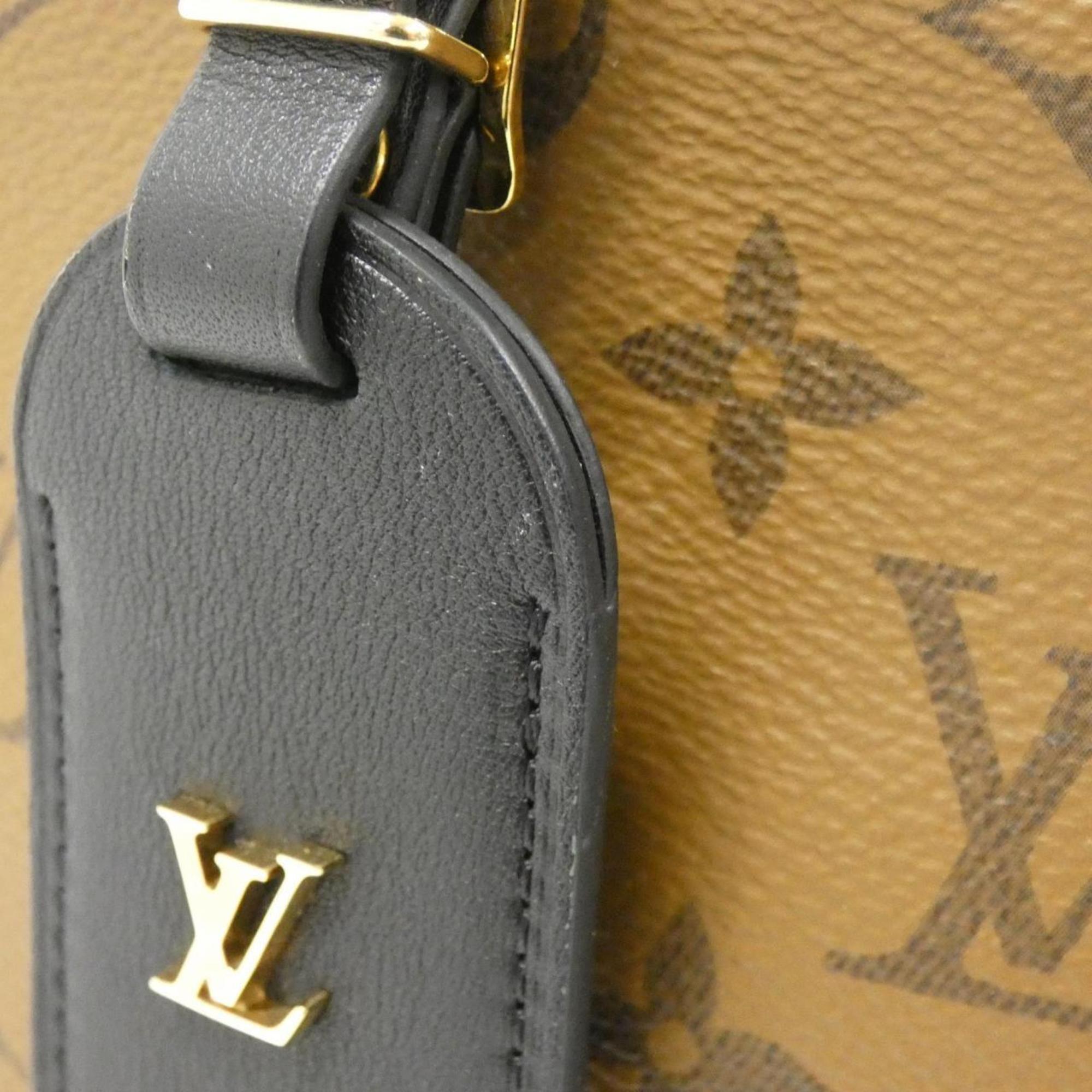 Louis Vuitton Monogram Reverse Marron Coated Canvas Shoulder Bag (Pre-Owned)